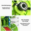 5/6 Axle Cable Caddy with Wheels,Wire Spool Rack,Removable Electrical Wire Spool Holder Cart,for Industrial and Retail Wire Pullers(Red,6 reel) view 3