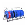 3/4 Reel Wire Spool Rack Dispenser,Folding Wire/Cable Distributor,iron Multiple Axle Cable Rack for Electrical Wire Pullers(4 reel) view 1