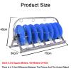 3/4 Reel Wire Spool Rack Dispenser,Folding Wire/Cable Distributor,iron Multiple Axle Cable Rack for Electrical Wire Pullers(4 reel) view 2