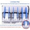 3/4 Reel Wire Spool Rack Dispenser,Folding Wire/Cable Distributor,iron Multiple Axle Cable Rack for Electrical Wire Pullers(4 reel) view 4