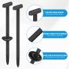 50 PCS Upgraded Nylon Universal Cable Tie Buckle with Clear Storage Box Heavy-Duty Self-Locking Nylon Zip Ties Clips with UV Resistance for Car Fender Trunk Bumper Repair, Workshop (Black) view 3