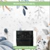 DecorLovee Thanksgiving Pumpkin Fall Outdoor TV Cover 80 to 85 Inches Weatherproof & Waterproof, Blue Grey Orange Botanical Outdoor TV Enclosure with Remote Control Pocket, TV Screen Protectors view 3