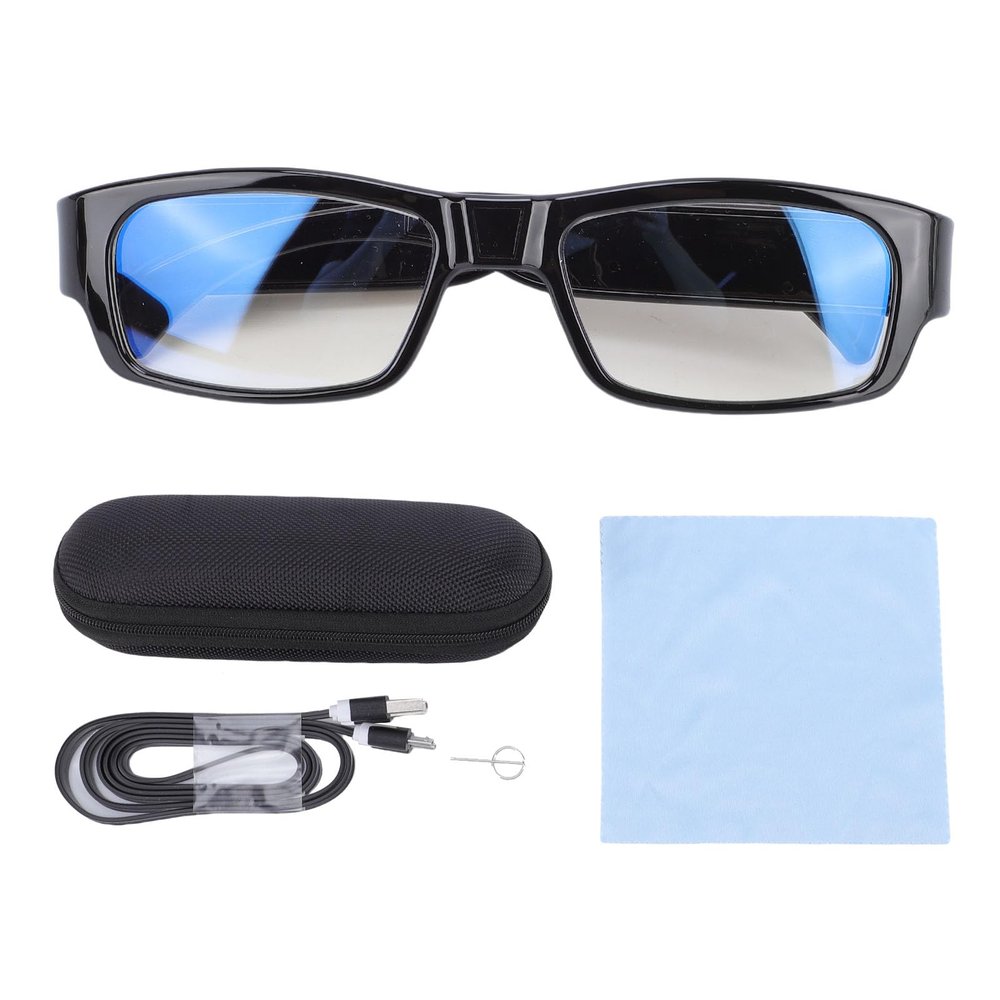 CHEOTIME Smart Camera Glasses,Outdoor Sports HD Recording Video,Cycling Action Sunglasses,1080P HD Camera Smart Video Recording Glasses for Men and Women