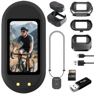 7JI Mini Body Camera 1080P,128G Wearable Action Cam with Magnetic Charging Case, Thumb Size POV Camera, Premium Portable Camcorder Mount Anywhere for Work, Outdoors Activities, Pet