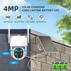 AKAVIG Solar Power 4MP Security Camera System with LCD Monitor NVR and 4 Cameras, Outdoor Wireless WiFi Solar Surveillance Cameras Kit with Two-Way Audio, Color Night Vision view 3