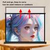 30/40/50in Small Portable Projection Screen Retractable for Camping, 16:9 HD Mobile Projector Screen with Stand, Tabletop Movie Screen for Indoor Outdoor(50in 16:9) view 4