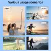 Keenso Action Camera Tripod Extendable Selfie Stick with Wireless Remote, 4 Levels Adjustment, 360 Ball Head Camera Tripod for Action 4, Fit for Pocket 3 (1.6m/63in) view 3