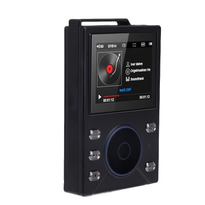 PUSOKEI 5.4 HiFi MP3 Player, Lossless DSD FLAC High Resolution Digital Music Player with 2.4 Inch Screen, 20H Playback, High Res Portable Music Player for Home, Sports