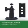 rockible Outdoor Security Camera Bracket Mount Camera Holder Practical Accessory Versatile Wall Mount Bracket for Home, Black view 2