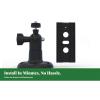 rockible Outdoor Security Camera Bracket Mount Camera Holder Practical Accessory Versatile Wall Mount Bracket for Home, Black view 3