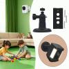 rockible Outdoor Security Camera Bracket Mount Camera Holder Practical Accessory Versatile Wall Mount Bracket for Home, Black view 4