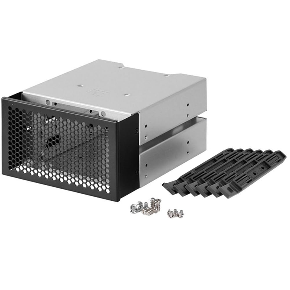3.5 Inch HDD Cage Rack Hard Driver Tray Drive Support Disks Black&Silver 500323227