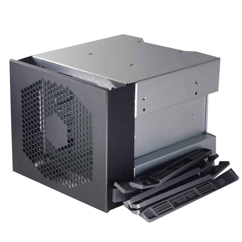 4-Bay Large Capacity HDD Drive Cage Rack 5 Inch 3 x Optical to SATA Tray