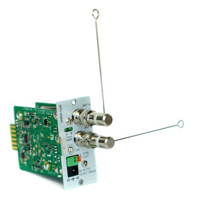 TOA Electronics WTU-M9800-AM Wireless Tuner Module; 5000 Series Compatible; 900-Series Input Modules; M-Band; 16 Selectable Channels; Space Diversity Receiver; Compact Lightweight Design