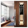 Compatible for Samsung Smart Home Lock Digital Fingerprint Password Keyless Lock SHS-P718 Gold Color English Version(Push from Outside) view 4