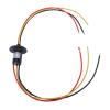 ViaGasaFamido Slip 3 Wires 30A 22mm Diameter Electrical Connector with Golden Contacts for Pan Tilt Units CCTV Robots view 1