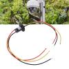 ViaGasaFamido Slip 3 Wires 30A 22mm Diameter Electrical Connector with Golden Contacts for Pan Tilt Units CCTV Robots view 4