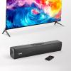 VEVOR Sound Bar for Smart TV, 2.0 Channel, 17-Inch Compact Soundbar TV Speakers for Projector, Bluetooth AUX Connection, Remote Control, Easy Setup, 80W Surround Sound System for PC Home Theater Audio view 1