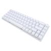 PUSOKEI 68 Key Mechanical Keyboard, RGB Backlight Blue Switch Compact 60% Wired Gaming Keyboard with Ergonomic Design, for PC Laptop Wins OS X (White) view 1
