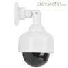 Yosoo Health Gear Fake Security Camera Dummy Surveillance Camera Fake Dome Security Camera with Flashing LED Light Water Proof for Indoor Outdoor Home Protection view 3