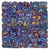 100 Pcs Water Bottle Holographic Stickers Packs Cool Cute Neon, Waterproof Vinyl Decal Holo Stickers for Adult Kids Water Bottles Laptop Scrapbooking Computer Phone Skateboard Journaling Luggage view 1