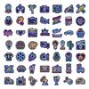 100 Pcs Water Bottle Holographic Stickers Packs Cool Cute Neon, Waterproof Vinyl Decal Holo Stickers for Adult Kids Water Bottles Laptop Scrapbooking Computer Phone Skateboard Journaling Luggage view 3