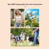 Asixxsix 5K Digital Camera, 75MP UHD Compact Video Travel Camara with 3 Inch Flip Screen, 18X Optical Zoom AF Autofocus, WiFi Retro Camera with Flash for Photography and Video (White) view 4