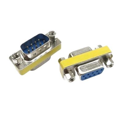 1PCS DB9 9Pin mi ni Gender Changer Adapter RS232 Serial Connector(Female to Female)