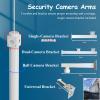 1/1.5/ 2m Backyard Ground Mounting Pole for Security Camera, CCTV/IP Camera Rack Drop Pole Mount, Universal Surveillance Camera Post(1m (3.3ft)) view 2