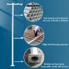 1/1.5/ 2m Backyard Ground Mounting Pole for Security Camera, CCTV/IP Camera Rack Drop Pole Mount, Universal Surveillance Camera Post(1m (3.3ft)) view 3