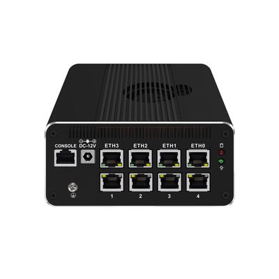 ANDAQI Micro Firewall Appliance, Mini PC, OPNsense, VPN, Router PC, I5 1135G7, RJ51, 8 x 2.5GbE I226-V, HDMI, DP, Type-C for Data/Display, Console, 8G RAM, 512G SSD