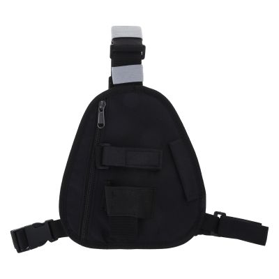 caralin Harness with Adjustable Strap for UV5R UV82 Walkie-Talkie Two Way Radio Shoulder Chest Front Pack Pouch-Holster