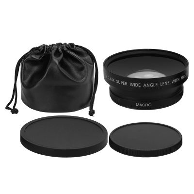 0.43X Wide Angle Macro Lens with 72mm Filter Diameter, Compact Storage Bag - Enhance Image Quality, Increase Spatial Depth, Ideal for DSLR Camera Lens Accessories