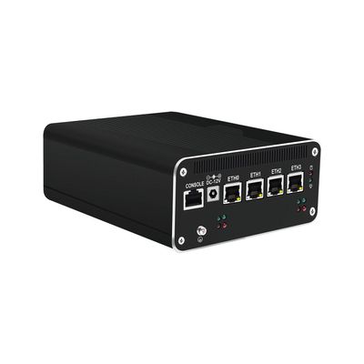 ANDAQI Micro Firewall Appliance, Mini PC, OPNsense, VPN, Router PC, Core I3 1215U, RJ52, 4 x 2.5GbE I226-V, 2 x HDMI, DP++, 10G Type-C for Data/DP, 16G RAM, 128G SSD