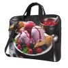 13 Inch Laptop Shoulder Bag Raspberry Ice Cream Computer Bags For Business Travel Office Work Bag Briefcase view 1