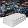 Aluminum Alloy Project Box | 68x145x250mm Sandblasted Silver Enclosure | Die - Cast Case for Electronics/PCB/DIY | Heat Dissipation & EMI Shielding view 4