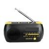 KUYBTU Tr627 Fm Am NOAA Weather Radio Emergency Sos Hand Crank Solar Receiver with Flashlight Mp3 Player Digital Recorder view 1