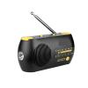 KUYBTU Tr627 Fm Am NOAA Weather Radio Emergency Sos Hand Crank Solar Receiver with Flashlight Mp3 Player Digital Recorder view 3