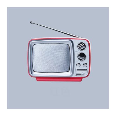 KUYBTU Speaker Radio Retro Tv Recorder Old-Fashioned 80'S Portable Card Mini Speaker-Red-11