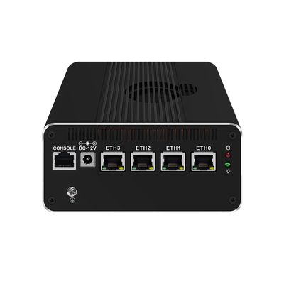 ANDAQI Micro Firewall Appliance, Mini PC, OPNsense, VPN, Router PC, I7 1165G7, RJ52, 4 x 2.5GbE I226-V, HDMI, DP, Type-C for Data/Display, Console, 8G RAM, 512G SSD