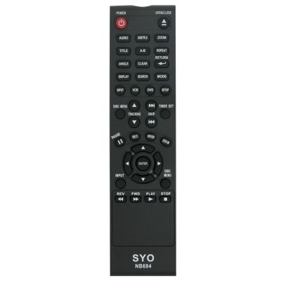 NB694UH NB694 Replacement Remote Control for Sanyo DVD VCR Player in Living Rooms or Rooms, No Programming or Pairing Needed, Replace Remote Compatible Models FWDV225F