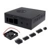 caralin N506 Metal Enclosure Box with Cooling Fan and Heatsinks for 5/5B - Supports NVMe 2280 Installation view 1