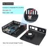 caralin N506 Metal Enclosure Box with Cooling Fan and Heatsinks for 5/5B - Supports NVMe 2280 Installation view 4