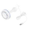 caralin 6 Leaves USB Powered Ceiling Canopy Fan with Remote Control Timing 4 Speed Hanging Fan for Camping Dormitory Tent view 3