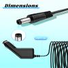 5V Car Charger Compatible with Schumacher SL1315 SL1310 Motocycle Jump Starter Power Supply Cord Mains PSU view 2