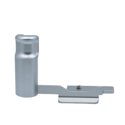 for Canon Eos M100 M200 Camera L Bracket Hand Grip Quick Release Plate Excellent(Silver)