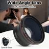 58mm 0.43X Wide Angle Lens with Macro, Optical Glass Camera Lens for Landscape and Portrait Photography - High Light Transmittance, Durable Aluminum Alloy, Compatible 58mm Lenses view 2