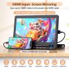 Desobry 10" DVD Player for Car, Dual Headrest DVD Player for Kids with HDMI Input, Car DVD Player Screen Dual Stereo Speakers, Portable DVD Player for Car Support USB/CD/DVD view 2