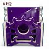 Radio Box for for 1,2,3,4,5,6,7,8, & 9 Equalizer and 1 Radio- Acrylic (Purple, 6EQ) view 3