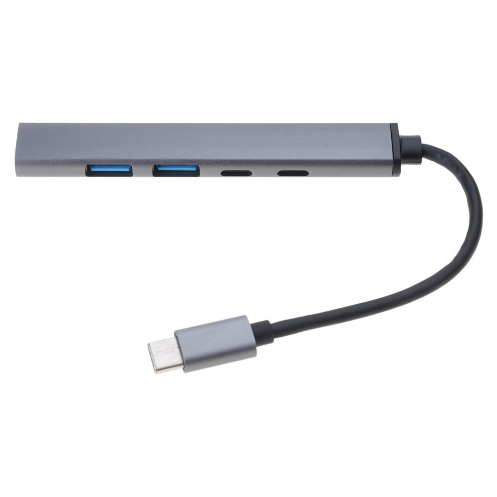 caralin 5 in 1 Type C HUBs with PD60W Charging,2xUSB2.0 USB3.0 USB C 10Gbps for Laptops, Desktops, and Mobile Devices